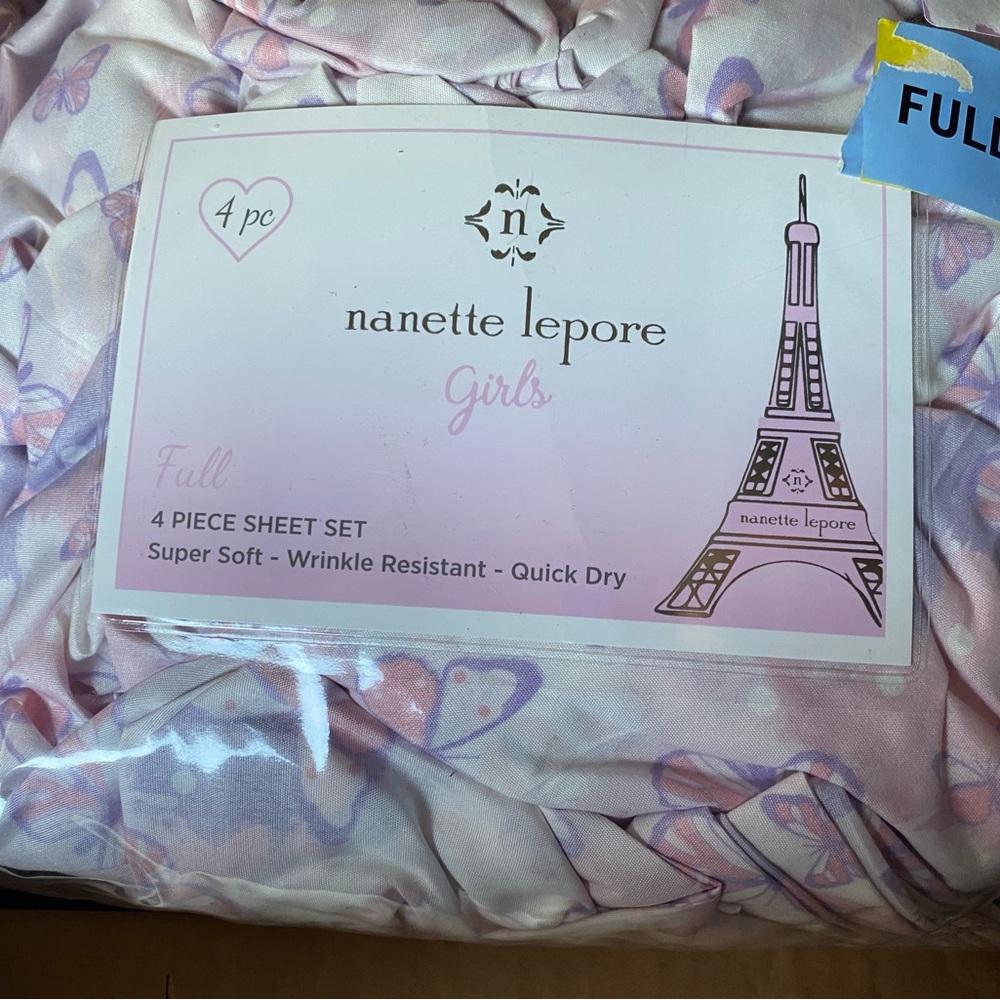 Full butterfly sheet set